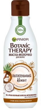 Фото продукта: Garnier Botanic Botanic Therapy Молочко "Питательный кокос", 250 мл