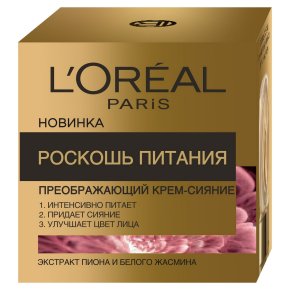 Фото продукта: L'Oreal Paris Дневной преображающий крем для лица "Роскошь Питания" питательный, 50 мл