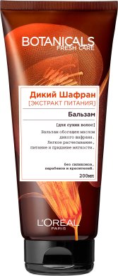 Фото продукта: L'Oreal Paris Бальзам для волос "Botanicals, Дикий Шафран", для сухих волос, питательный, 200 мл, без парабенов, силиконов и красителей