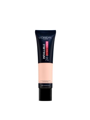 Фото продукта: L'OREAL PARIS УЛЬТРАМАТИРУЮЩИЙ СТОЙКИЙ ТОНАЛЬНЫЙ КРЕМ «INFAILLIBLE 24Ч МАТОВОЕ ПОКРЫТИЕ», ТОН 25, 30МЛ
