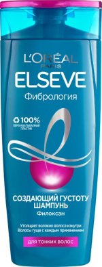 Фото продукта: L'Oréal Paris Elseve Шампунь "Эльсев, Фибрология", для тонких волос, 250 мл