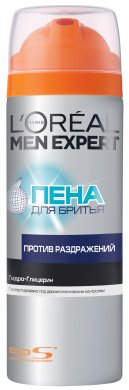 Фото продукта: L'Oreal Paris Men Expert Пена для бритья против раздражений, 200 мл
