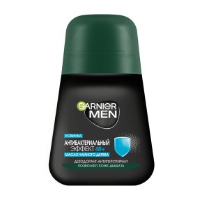 Фото продукта: Garnier Дезодорант-антиперспирант роликовый для тела Men Антибактериальный эффект 48ч, мужской, 50 мл