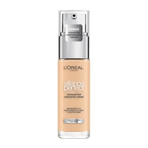 Фото продукта: L'Oreal Paris Тональный крем ALLIANCE PERFECT СОВЕРШЕННОЕ СЛИЯНИЕ обогащенный гиалуроновой кислотой, тон 3.N, 30 мл