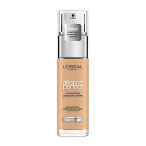 Фото продукта: L'Oreal Paris Тональный крем ALLIANCE PERFECT СОВЕРШЕННОЕ СЛИЯНИЕ обогащенный гиалуроновой кислотой, тон 3.5N, 30 мл