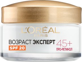Фото продукта: L'Oreal Paris крем для лица Возраст эксперт SPF 20 лифтинг-уход, против морщин, 50 мл