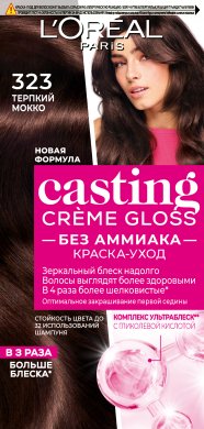 Фото продукта: L’Oréal Paris Краска-уход для волос Casting Creme Gloss, оттенок 323, Терпкий Мокко