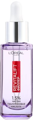 Фото продукта: L’Oréal Paris, Сыворотка Ревиталифт Филлер для лица и шеи с 1,5% чистой гиалуроновой кислотой, 30мл