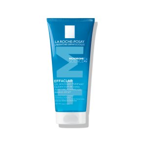 Фото продукта: LA ROCHE-POSAY EFFACLAR Гель очищающий пенящийся для чувствительной жирной кожи лица и тела, 200 мл