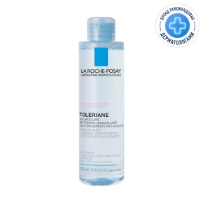 Фото продукта: LA ROCHE-POSAY TOLERIANE Мицеллярная вода для склонной к аллергии чувствительной кожи лица и области вокруг глаз, 200 мл