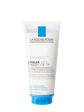 Фото продукта: LA ROCHE-POSAY LIPIKAR SYNDET AP+ Липидовосстанавливающий очищающий крем-гель для лица и тела, 200 мл