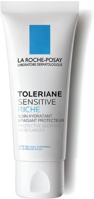 Фото продукта: LA ROCHE-POSAY TOLERIANE SENSITIVE RICHE Увлажняющий уход для сухой чувствительной кожи с пребиотической формулой, 40 мл