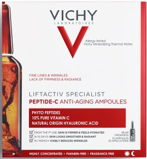 Фото продукта: VICHY LIFTACTIV Specialist Peptide-C Концентрированная антивозрастная сыворотка в ампулах, 10 штук