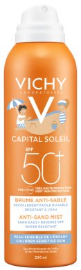 Фото продукта: VICHY CAPITAL SOLEIL Детский спрей-вуаль антипесок SPF 50+, 200 мл