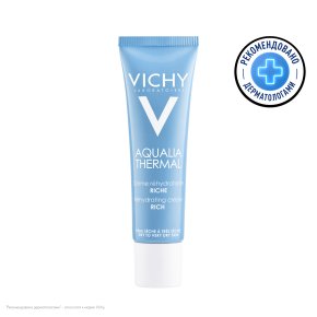 Фото продукта: VICHY AQUALIA THERMAL Крем увлажняющий насыщенный для сухой и очень сухой кожи, 30 мл