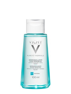 Фото продукта: VICHY PURETE THERMALE Успокаивающее средство для снятия макияжа с глаз, 100 мл