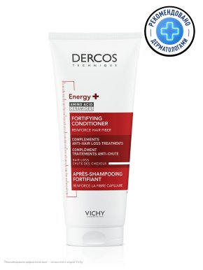 Фото продукта: VICHY DERCOS ENERGY + Укрепляющий кондиционер против выпадения волос, 200 мл