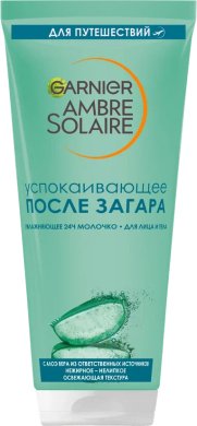 Фото продукта: Garnier Амбре Солер тающее молочко после загара с алоэ вера, 100 мл
