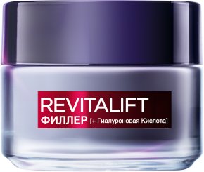 Фото продукта: L'Oreal Paris Дневной антивозрастной крем "Ревиталифт Филлер [ha]" против морщин, для лица, 50 мл