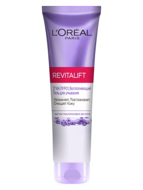 Фото продукта: L'Oreal Paris Гель для умывания Revitalift [ГИАЛУРОН] восполняющий увлажняющий, для всех типов кожи, включая чувствительную