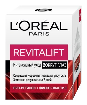 Фото продукта: L'Oreal Paris Антивозрастной крем "Ревиталифт" против морщин для области вокруг глаз, 15 мл