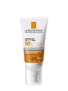Фото продукта: LA ROCHE-POSAY ANTHELIOS UVMUNE 400 Солнцезащитный увлажняющий крем для лица SPF 50+ / PPD 30, 50 мл