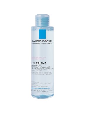 Фото продукта: LA ROCHE-POSAY TOLERIANE Мицеллярная вода для склонной к аллергии чувствительной кожи лица и области вокруг глаз, 200 мл