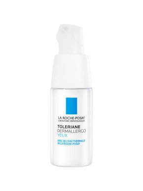 Фото продукта: LA ROCHE-POSAY TOLERIANE DERMALLERGO Интенсивный успокаивающий уход для сверхчувствительной и склонной к аллергии кожи контура глаз, 20 мл