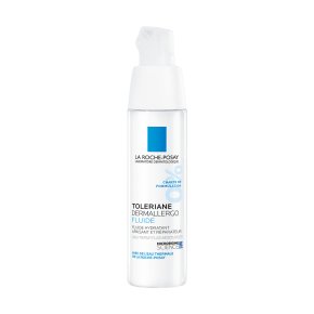 Фото продукта: LA ROCHE-POSAY TOLERIANE DERMALLERGO Легкий флюид для интенсивного успокаивающего ухода за сверхчувствительной и склонной к аллергии кожи, 40 мл