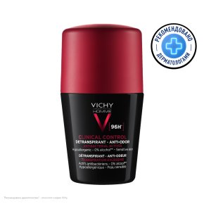 Фото продукта: VICHY HOMME CLINICAL CONTROL Дезодорант-антиперспирант, 50 мл