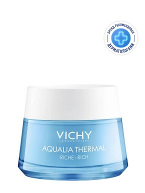 Фото продукта: VICHY AQUALIA THERMAL Крем увлажняющий насыщенный для сухой и очень сухой кожи, 50 мл