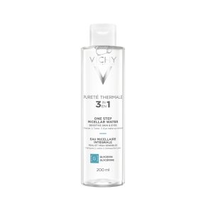 Фото продукта: VICHY PURETE THERMALE Мицеллярная вода универсальная 3 в 1 для чувствительной кожи лица и вокруг глаз, 200 мл