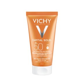 Фото продукта: VICHY CAPITAL SOLEIL DRY TOUCH Солнцезащитная эмульсия для лица SPF 50, 50 мл