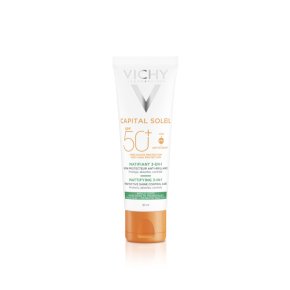 Фото продукта: VICHY CAPITAL SOLEIL Матирующий уход для жирной кожи 3 в 1 SPF 50+, 50 мл