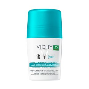 Фото продукта: VICHY Шариковый дезодорант-антиперспирант против белых и желтых пятен 48 часов защиты, 50 мл