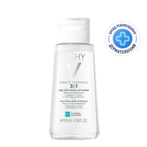 Фото продукта: VICHY PURETE THERMALE Мицеллярная вода универсальная 3 в 1 для чувствительной кожи лица и вокруг глаз, 100 мл