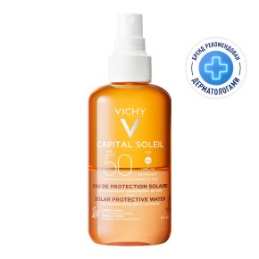 Фото продукта: VICHY CAPITAL SOLEIL Солнцезащитный двухфазный спрей-активатор загара SPF 50, 200 мл