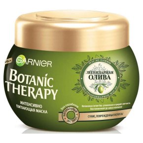 Фото продукта: Garnier Botanic Therapy Интенсивно питающая Маска для волос "Легендарная олива" для сухих, поврежденных волос, 300 мл